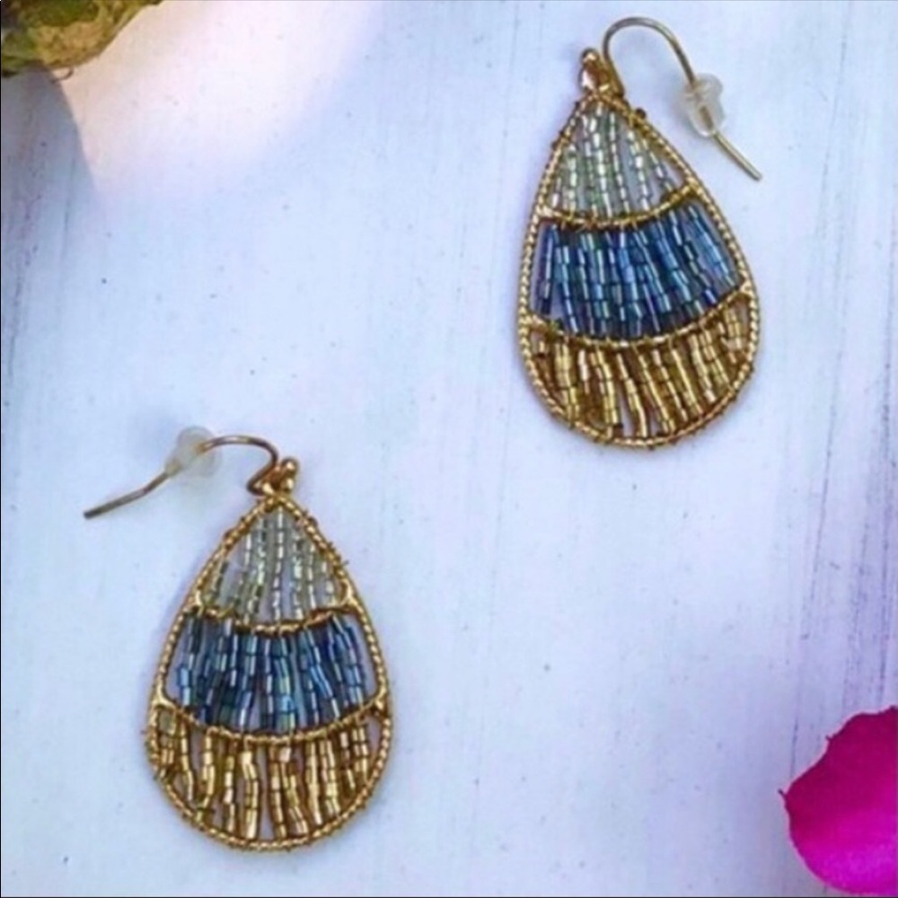 🔥Host Pick🔥 Dazzling Beaded Teardrop Earrings